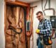 Advanced electrical wiring and modern panel upgrade inside an old American house